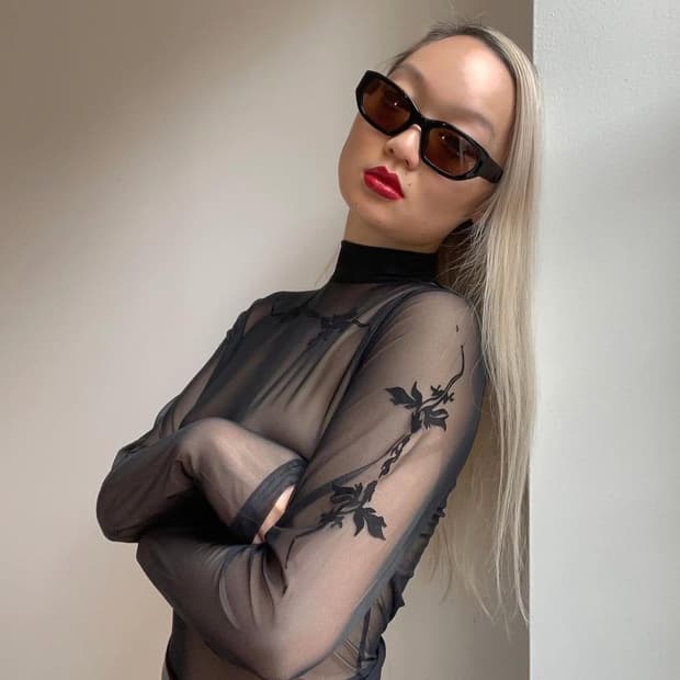 (당배)미스치프 메쉬 탑