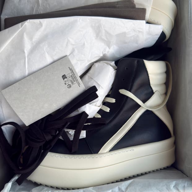 릭오웬스 메가범퍼 지오바스켓 45