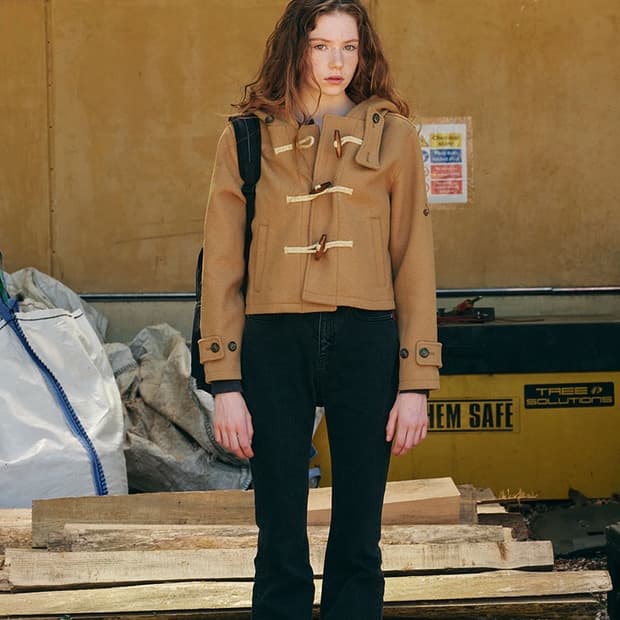 키르시 장원영 숏더플코트 떡볶이코트 새제품