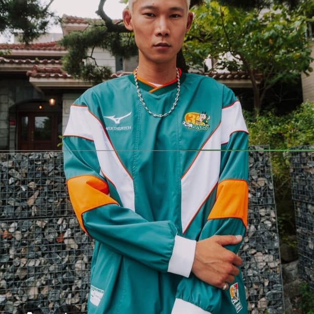 오버더피치 전남드래곤즈 30주년 윔업 윈드브레이커  2XL 유니폼