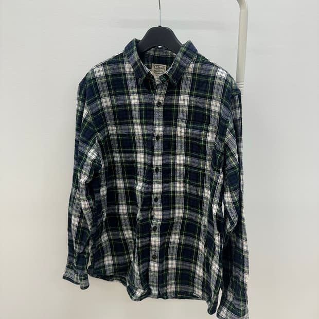 L.L Bean 엘엘빈 플란넬 체크 셔츠