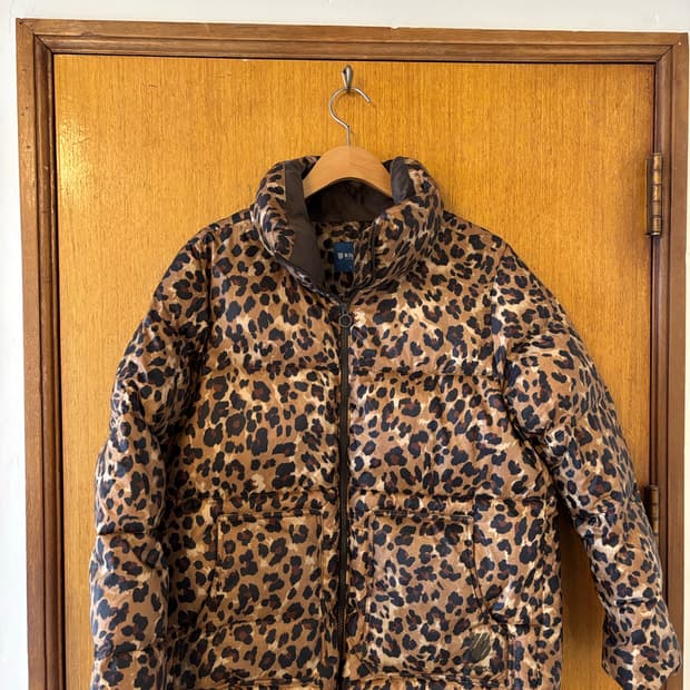 케이 스위스 레오파드 패딩