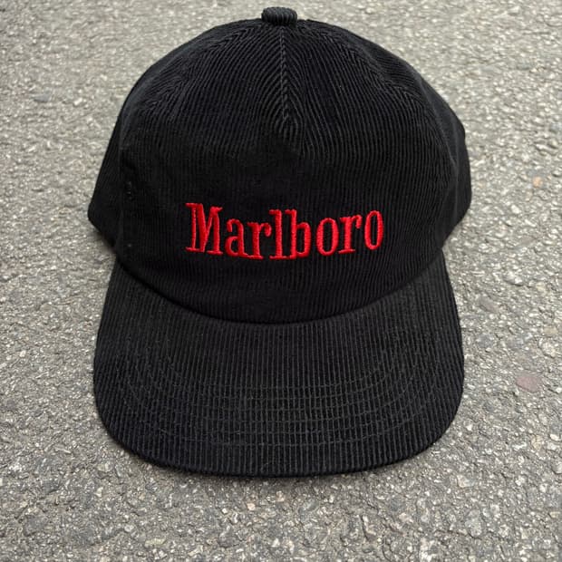 말보로 코듀로이 캡