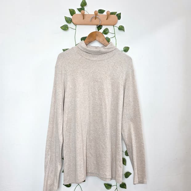 오트밀 목폴라 슬리브