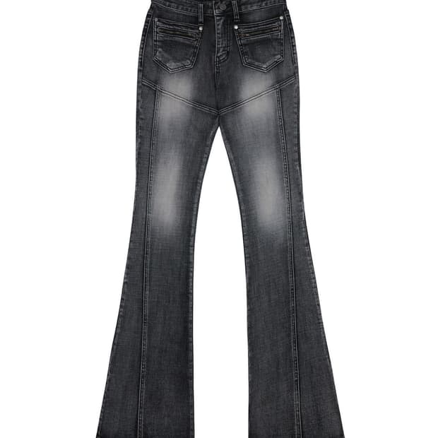 [ 6TH ] FRONT POCKET BOOTS CUT DENIM PAN