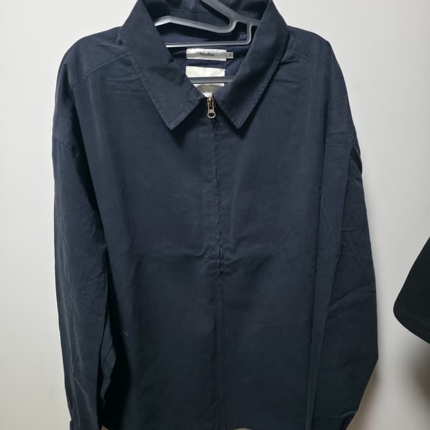 (3)아르반 바틱 다잉 더블 포켓 카라 자켓 네이비