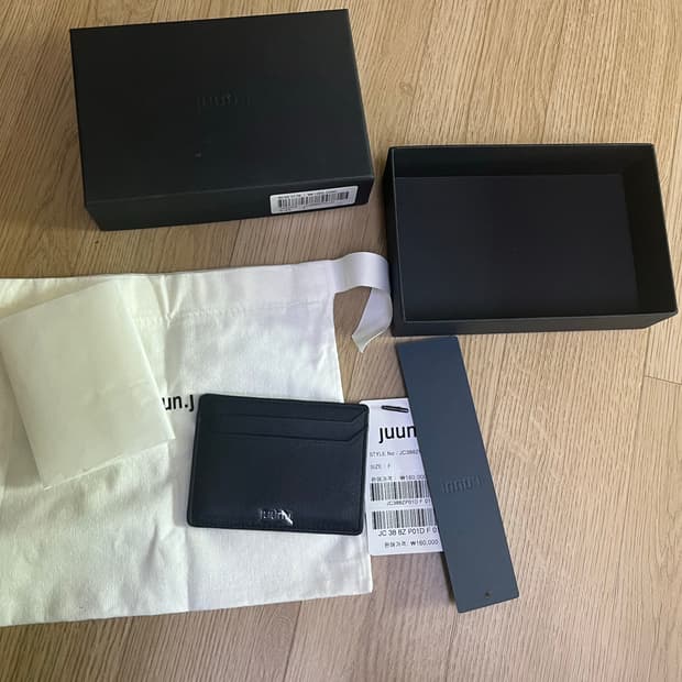 준지 카드지갑 풀박스 새상품