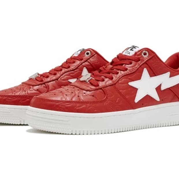 Bape Sta Low Line Camo Red 베이프스타 레드 (5)