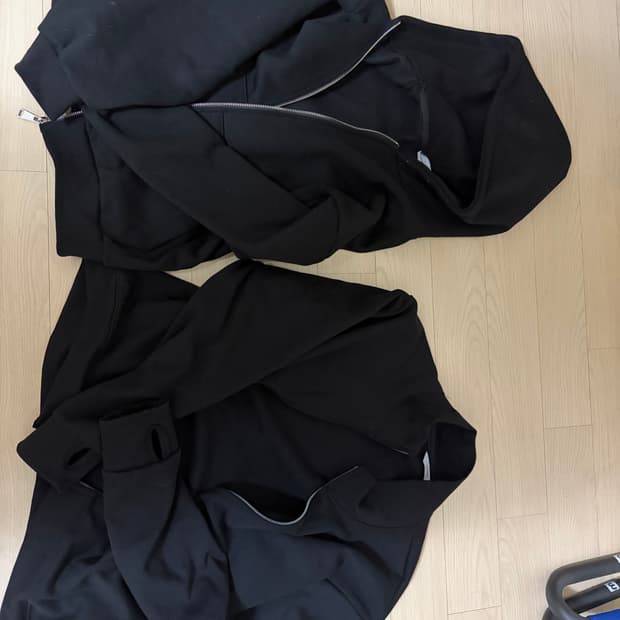 검정 크롭 후드,검정 하이넥