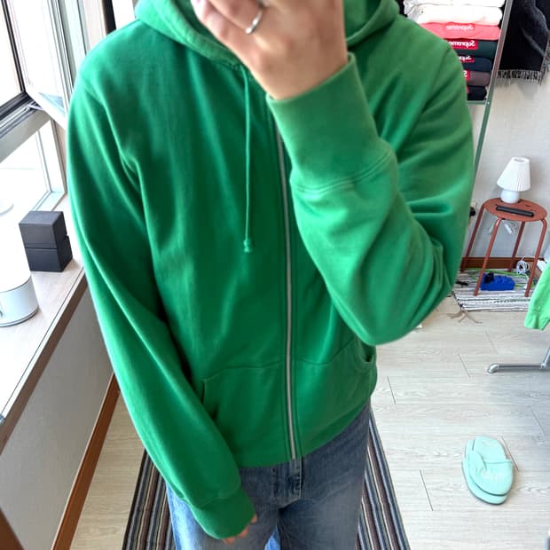 슈프림 안티히어로 후드집업