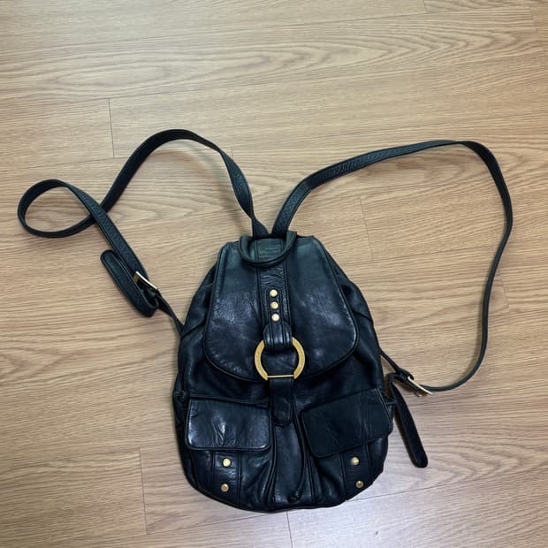 리얼레더 가죽 백팩