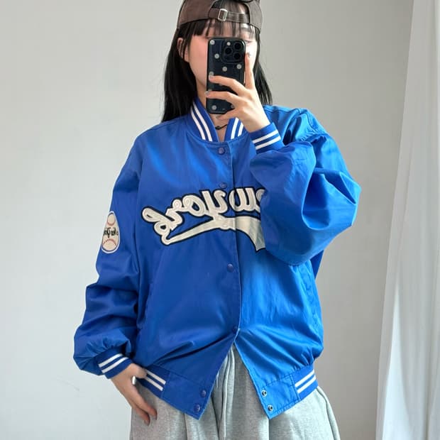 빈티지 뉴욕 바시티 자켓