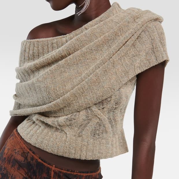 [S,M]노울스 x 장폴고티에 오프숄더 니트