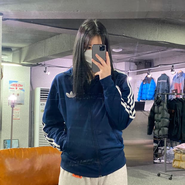 아디다스 파이어버드 네이비 트랙탑 져지 B3732