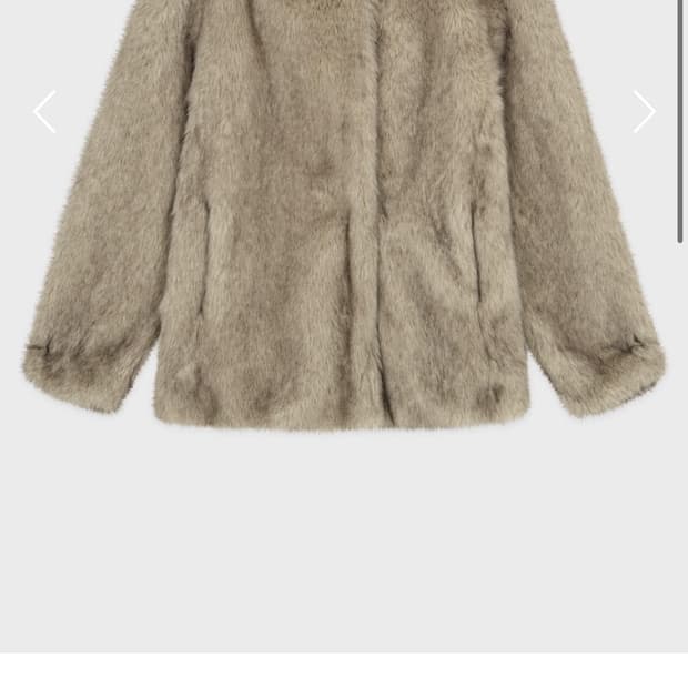 구해요) 시눈 퍼자켓 애쉬 브라운