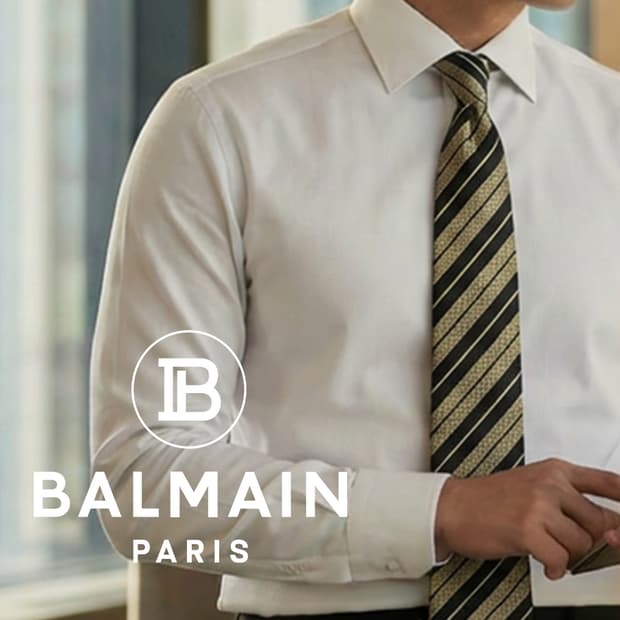 피에르 발망 블랙 & 골드 스트라이프 넥타이 9.5cm A+등급 E925