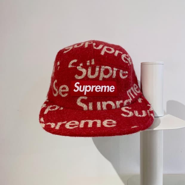 SUPREME X HARRIS TWEED camp cap