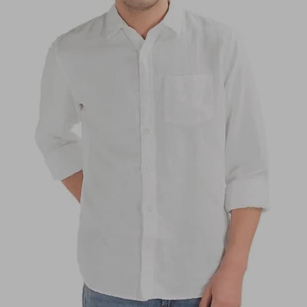 Gap 린넨 셔츠 XL 화이트 105~110