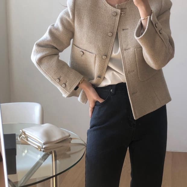 아카이브제이투유 베르사유 트위드 자켓