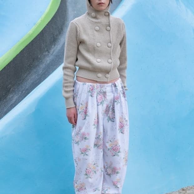 open yy 플라워 팬츠