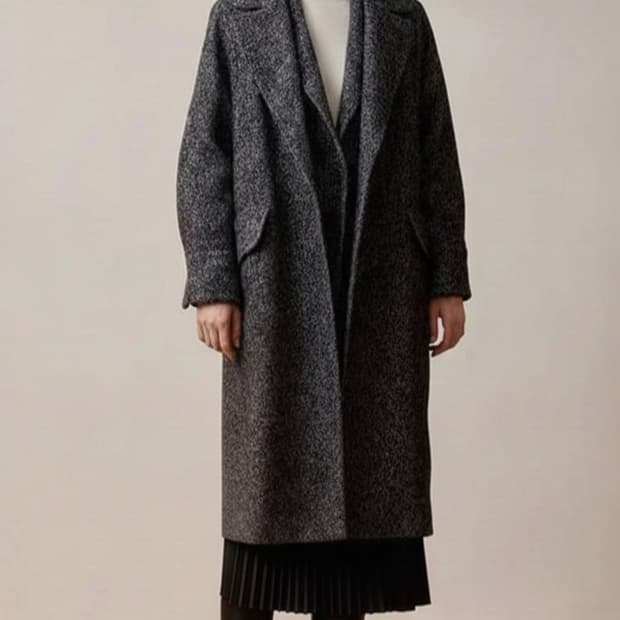 LYNN 린컴퍼니 누보텐 보카시 울블렌드 롱코트 프리사이즈