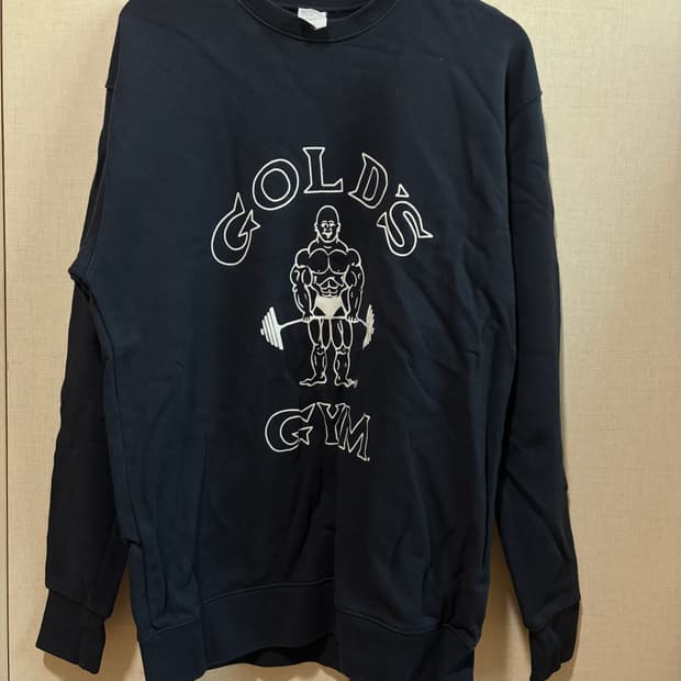 골드짐 맨투맨 2xl 헬스