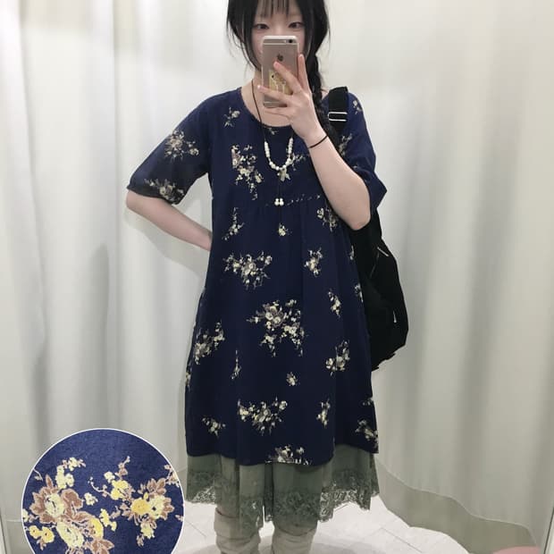 Samansa mos2 flower onepiece