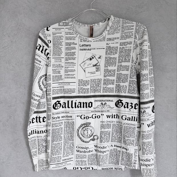 John Galliano “Galliano Gazette” Newspap