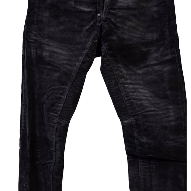 G-STAR 블랙 코듀로이 바지(W33/L32)