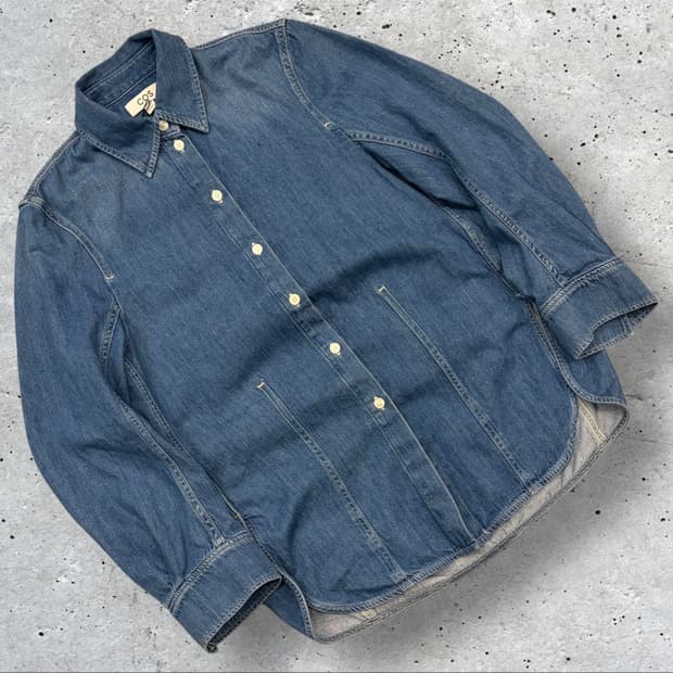 [32] COS 코스 우먼 데님 셔츠 블루 C931