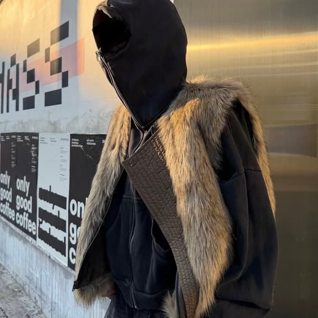 [1회착] 앤더슨벨 리버시블 퍼 베스트