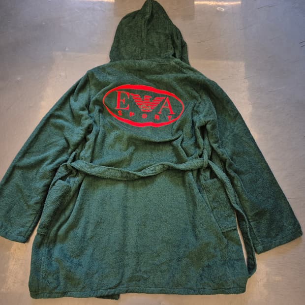 90s 엠포리오 아르마니 테리 배스로브