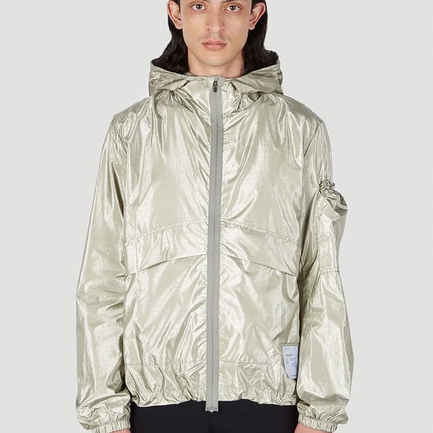 [L] satisfy running shilver shell jacket