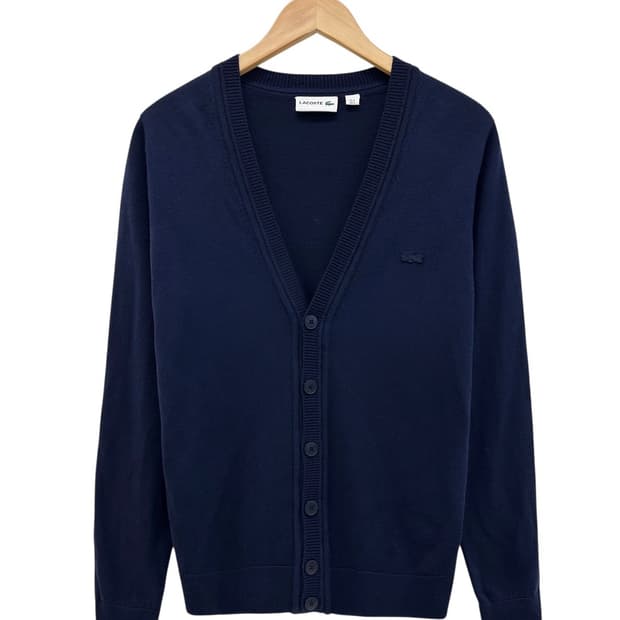 라코스테 울 가디건 네이비 (S)