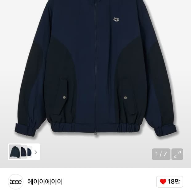 Aeae winter parka navy