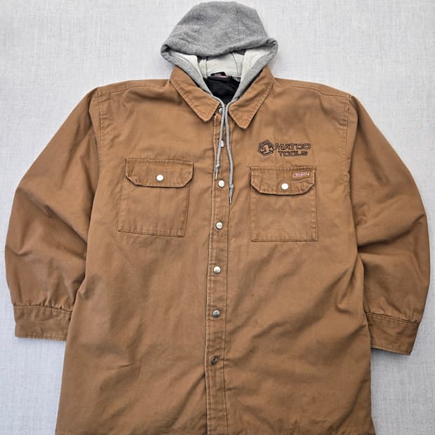 Dickies MATCO TOOLS 후드 워크 자켓 브라운