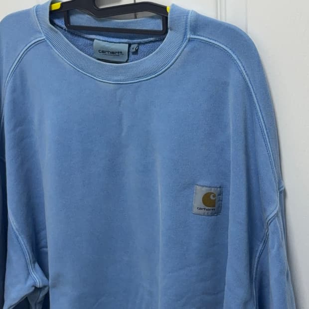 칼하트 WIP 맨투맨 Nelson Sweat shirts 블루 XL