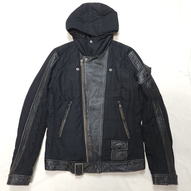 [S] 디젤 양가죽 트리밍 후드 자켓 (~90)