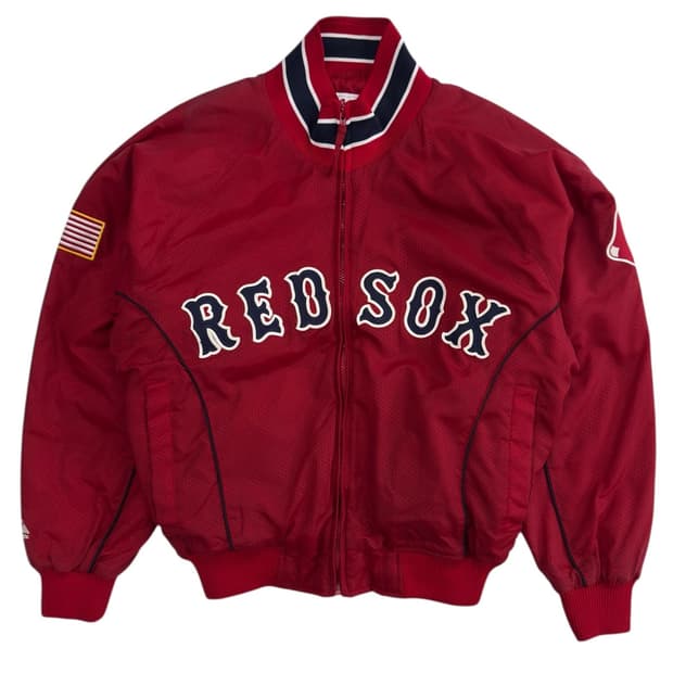 마제스틱 레드삭스 야구점퍼