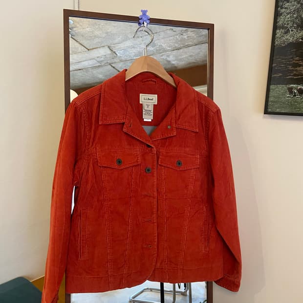 LLBean 엘엘빈 코듀로이 자켓 오렌지