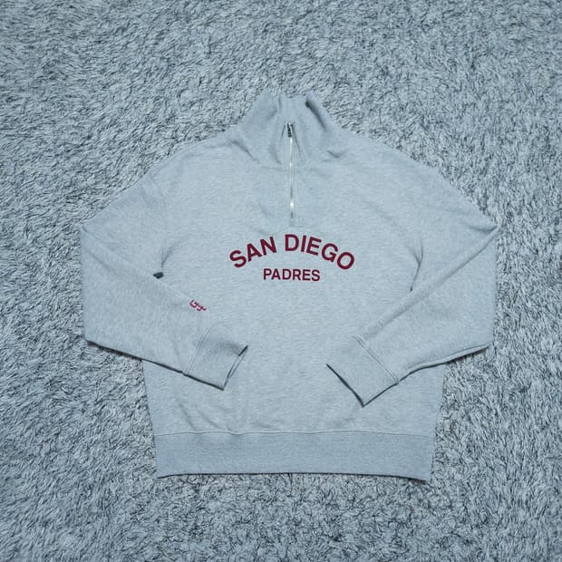 MLB) M 남자 하프집업 맨투맨 스웨트셔츠 / 왕눈이샵