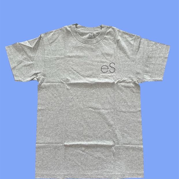 [예약판매] 이에스 스케이트보딩 그레이 티셔츠