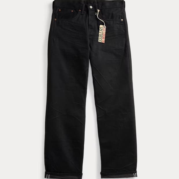 RRL 신형 빈티지 파이브포켓 블랙온블랙 30-32 신품 블온블