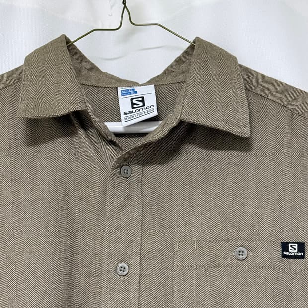 Salomon 헤링본 셔츠 