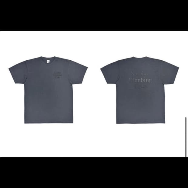 SCC(sunday climbing club) 로고 반팔티