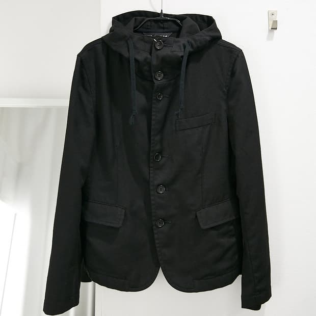 CDG Black Hood Blazer Jacket