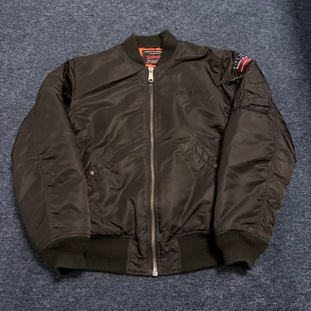 쇼트 ma-1 항공점퍼 블랙