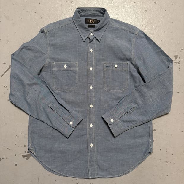 RRL 더블알엘 샴브레이 워크셔츠
