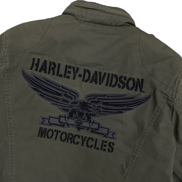 00s 할리데이비슨 밀리터리 자켓 카키 (S~L)