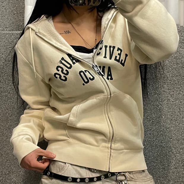 Levi's Printed Hood Zip-Up